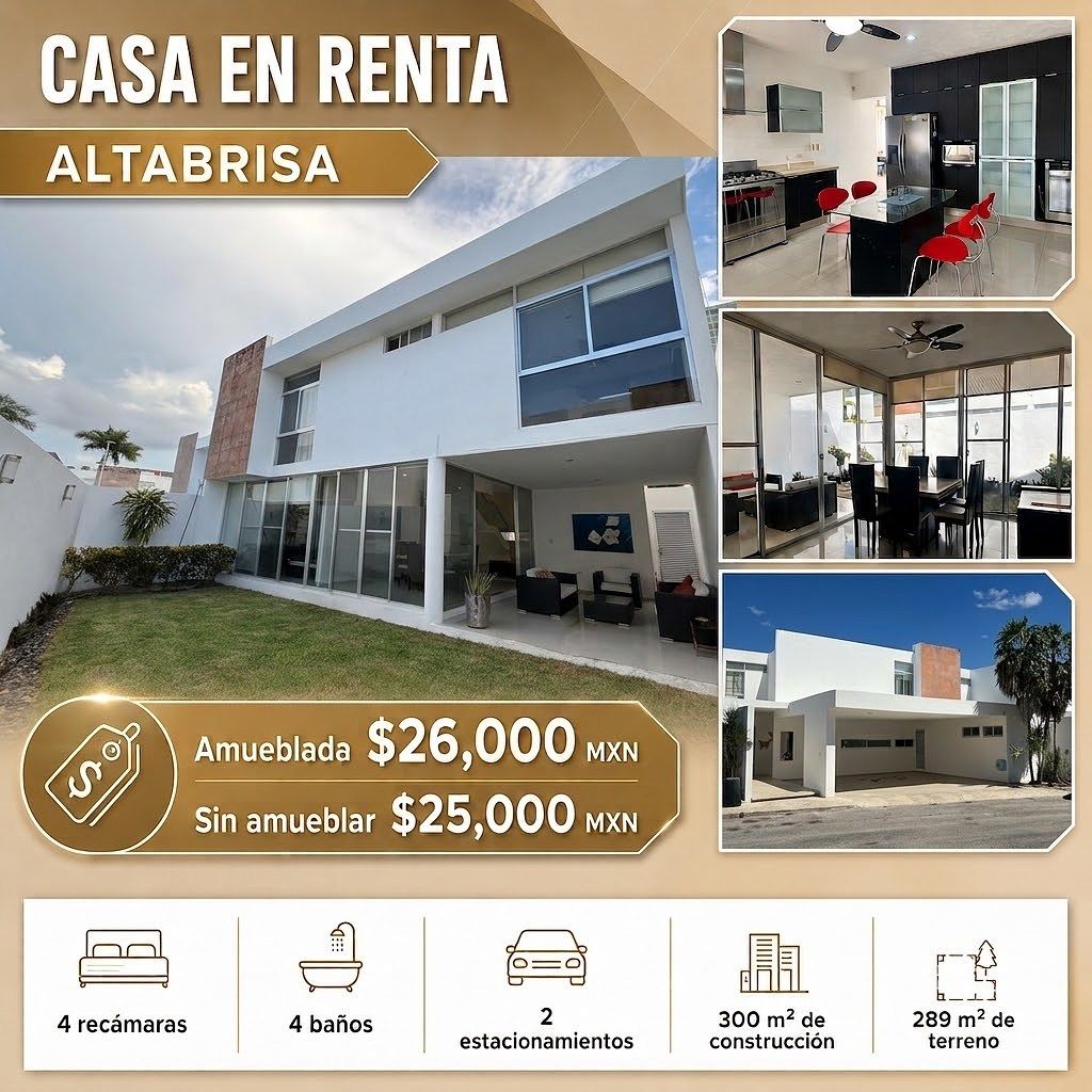 Casa para alugar em Altabrisa, foto 1 de 26