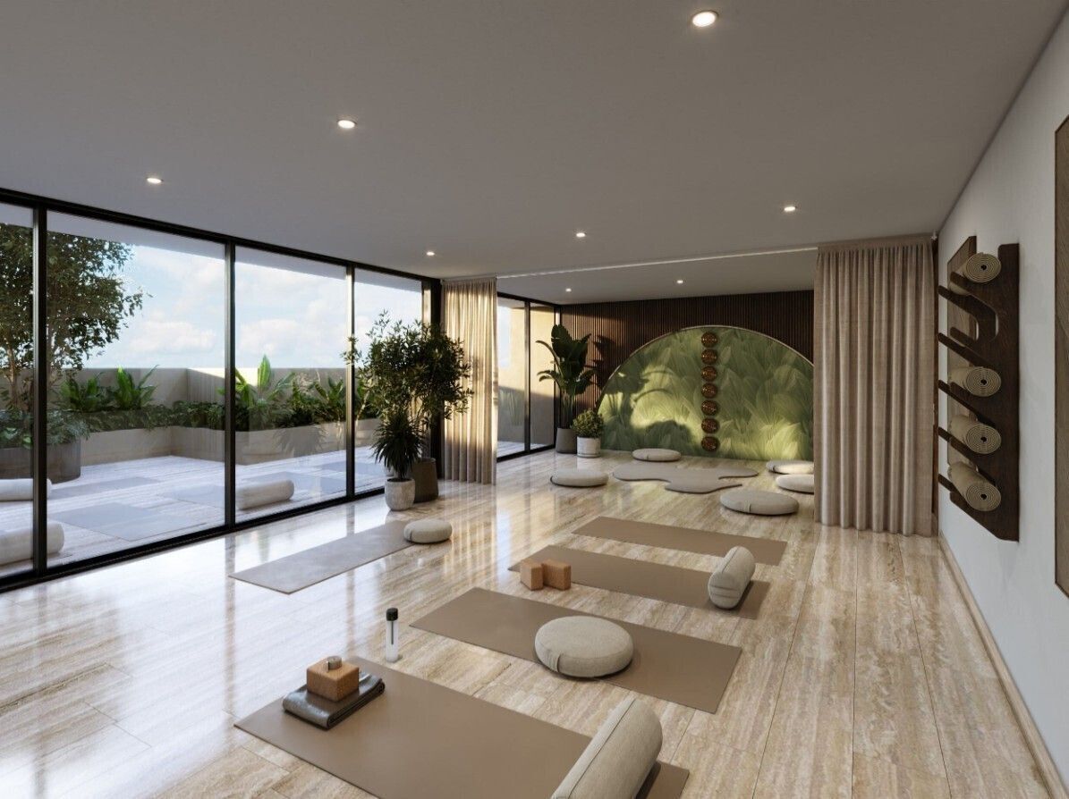 12 de 14: Salón de Yoga