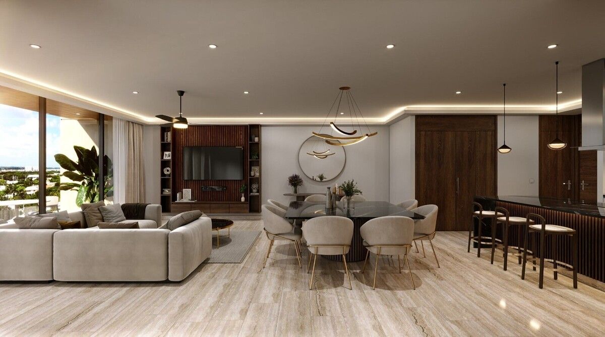 1 de 14: Sala y Comedor