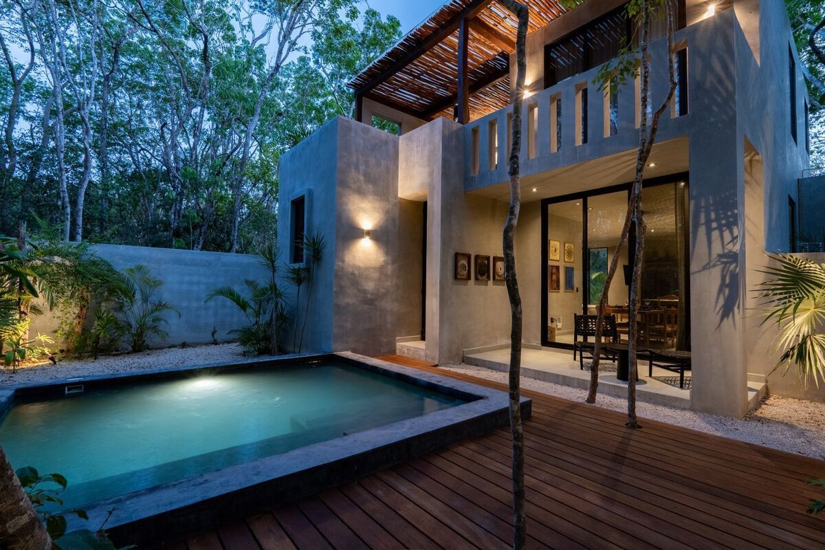 3 of 28: Tulum home: private pool, jungle luxury.