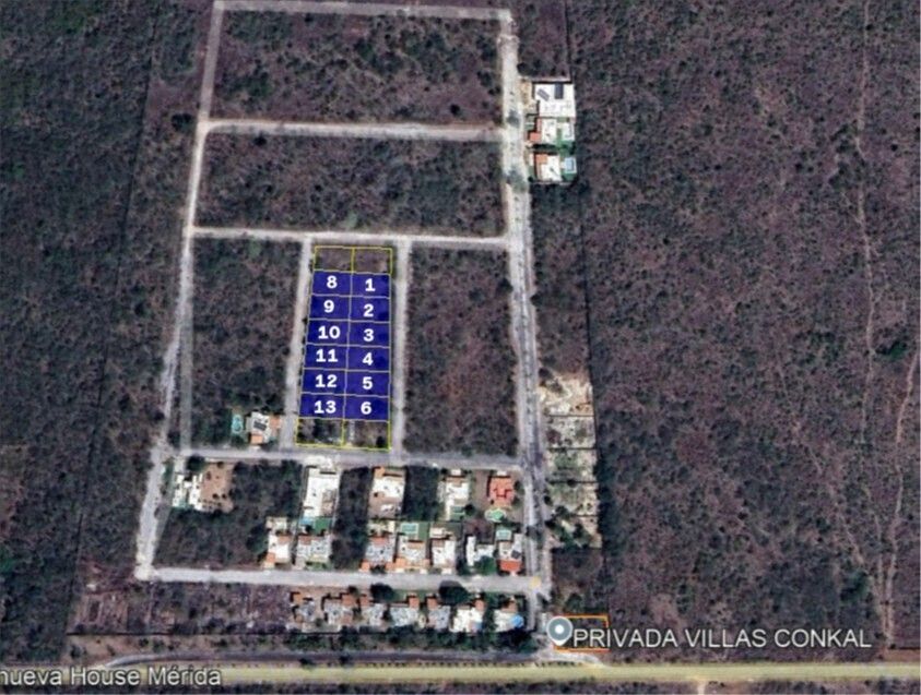 Terrenos desde 355 m2 en la Privada Villas Conkal, Conkal, Yucatán