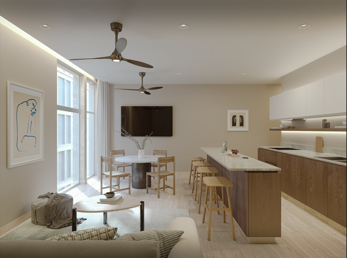 1 de 11: Sala, Comedor y Cocina