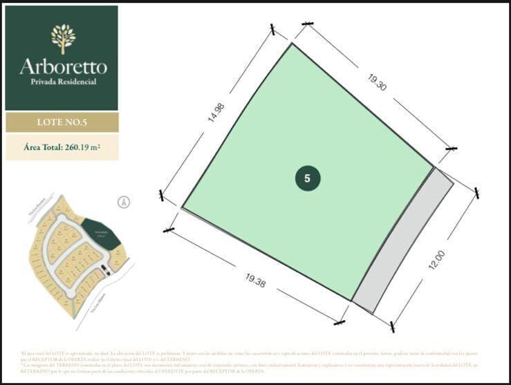 1 de 10: Terreno en venta!
Lote 5