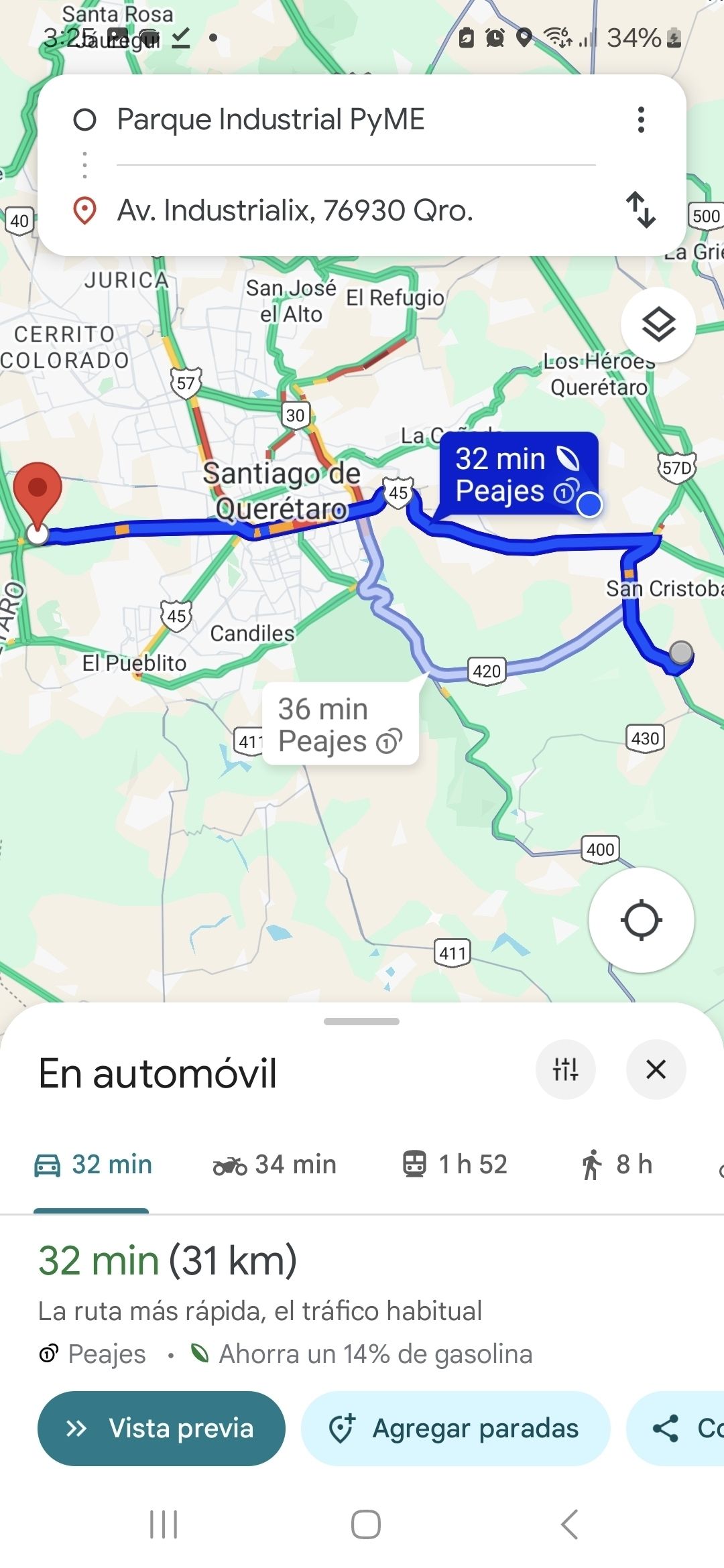 4 de 5: Vías alternas