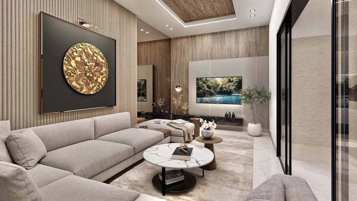 4 de 12: Render Apartamento Tipo A: Estudio