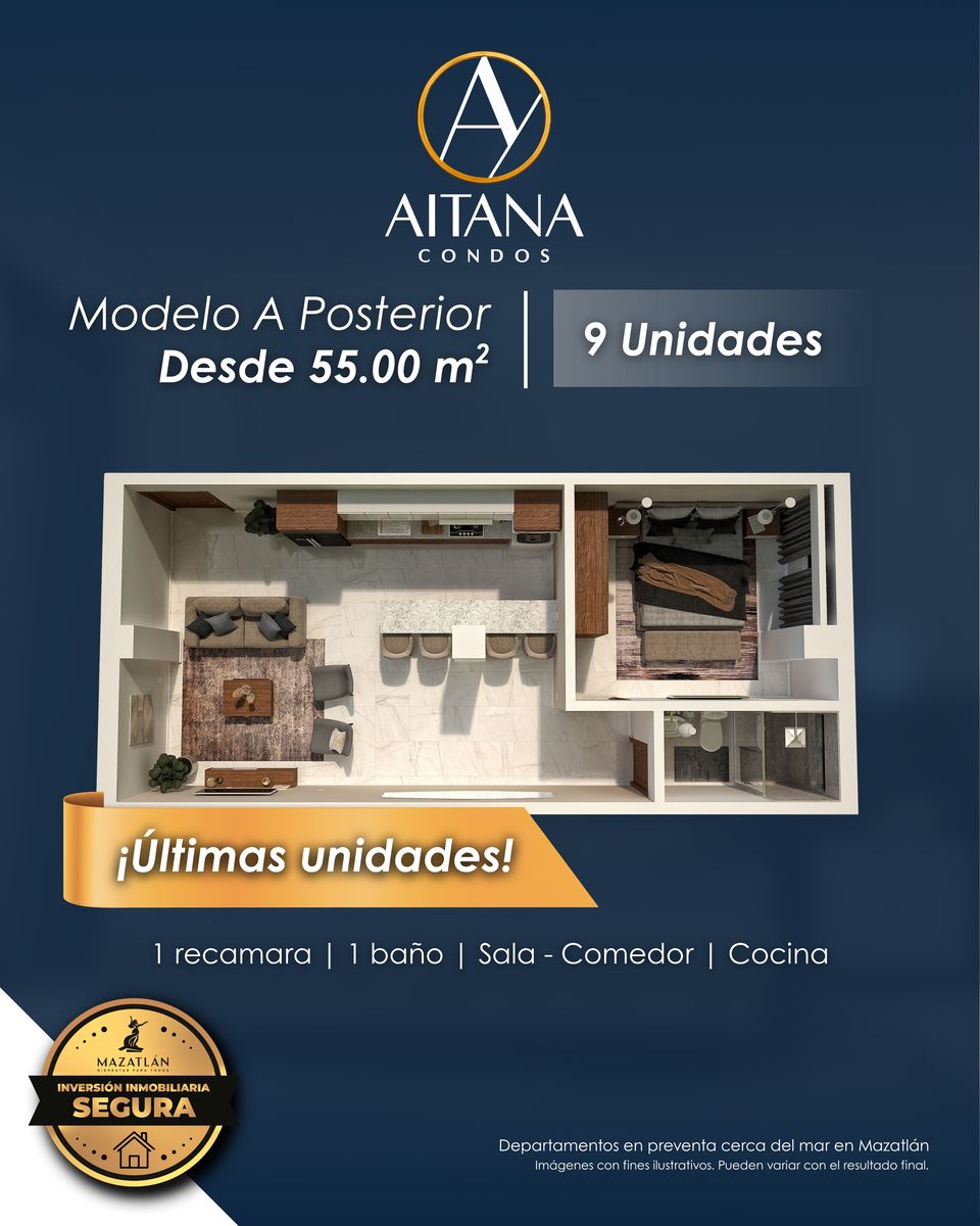 Departamento en Palos Prietos, Mazatlán, foto 16 de 18