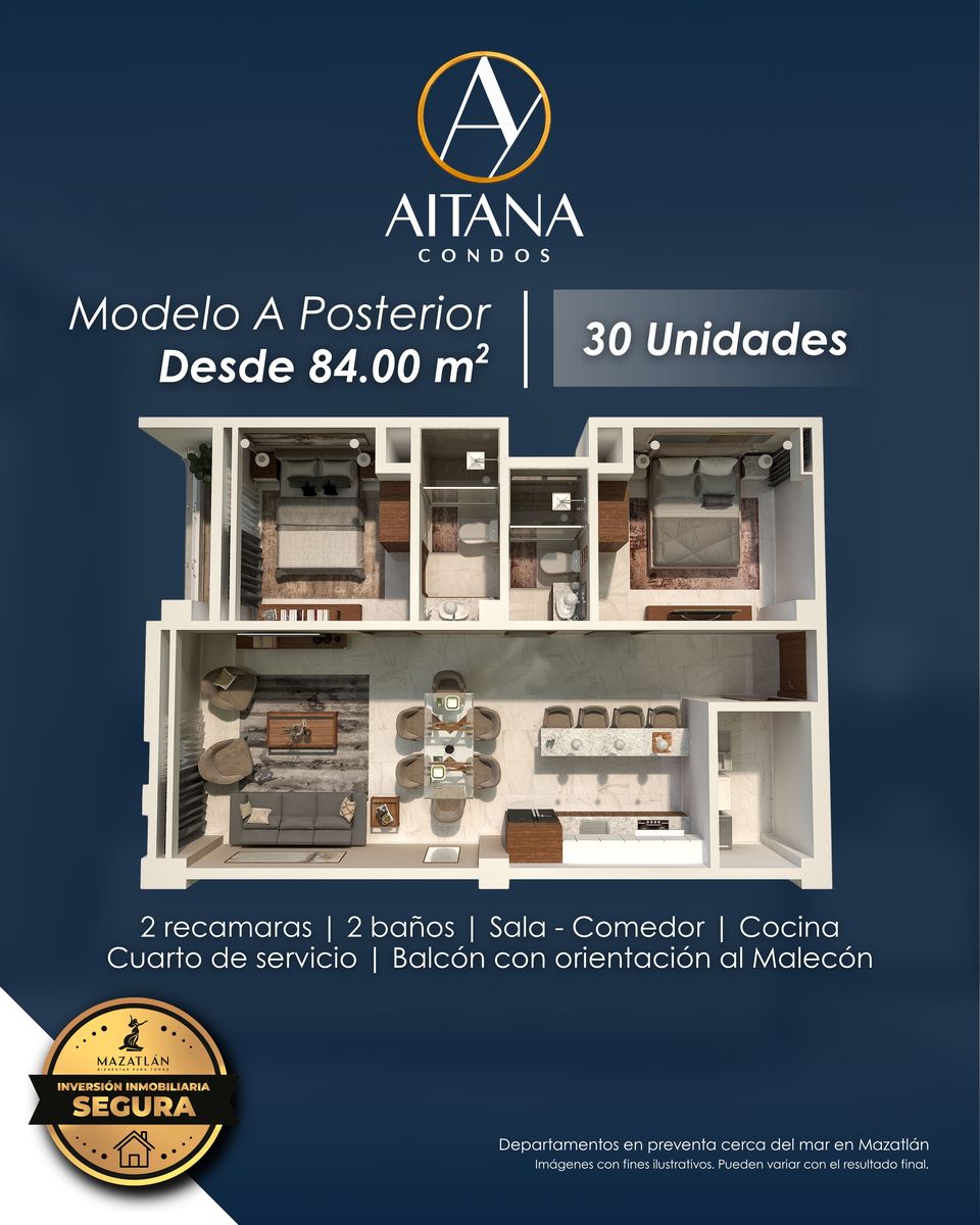 Departamento en Palos Prietos, Mazatlán, foto 17 de 18
