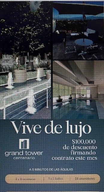 Apartamentos em Pré-venda, Lomas de Tarango, GRAND TOWER CENTENARIO, A.O. CDMX, foto 1 de 20
