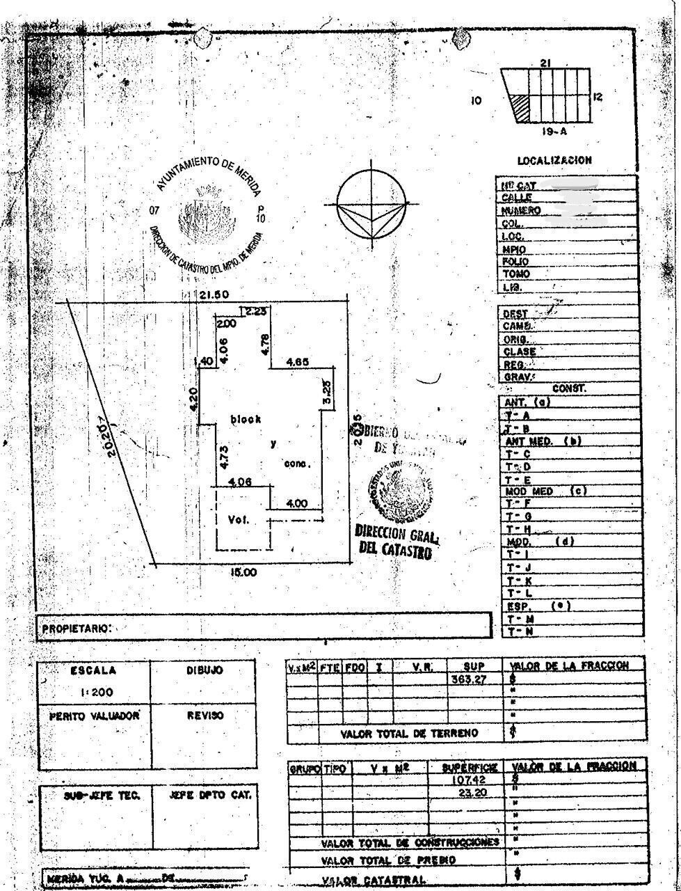 3 of 10: Plano Catastral
