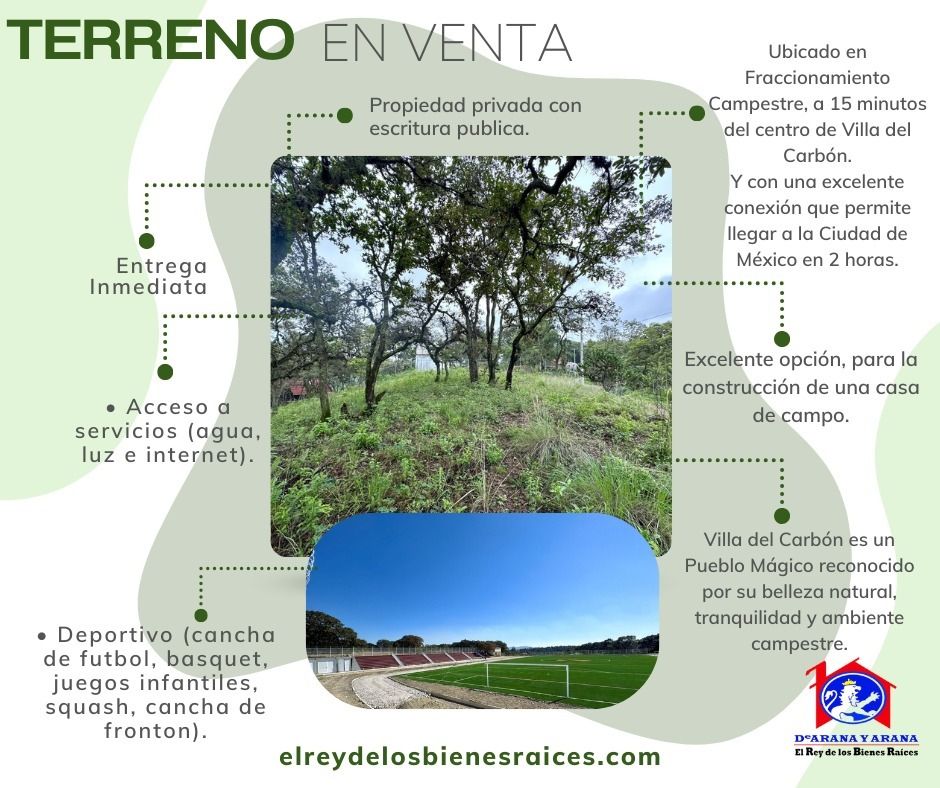 Terreno en Villa del Carbón, Villa del Carbón, foto 5 de 22