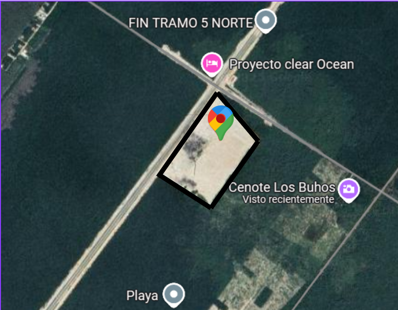 2 of 3: vista satelital cercana