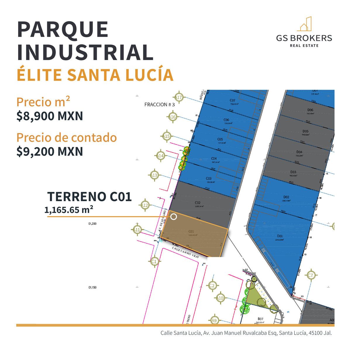 Terreno Industrial en Venta | Santa Lucia