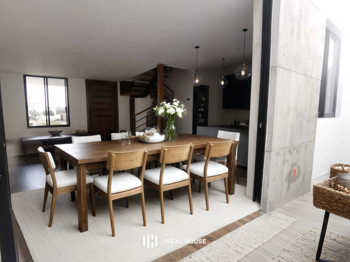 4 of 19: Montaje virtual de comedor y estancia con I.A.