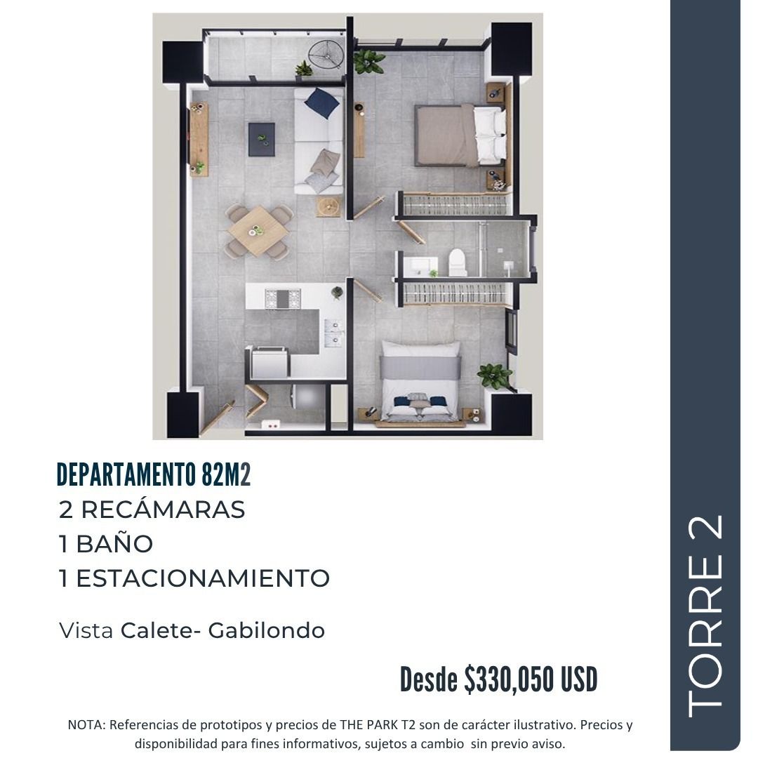 3 de 7: Depa de 82 m2