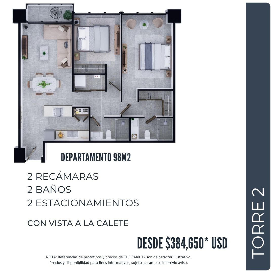 5 de 7: Depa de 98 m2