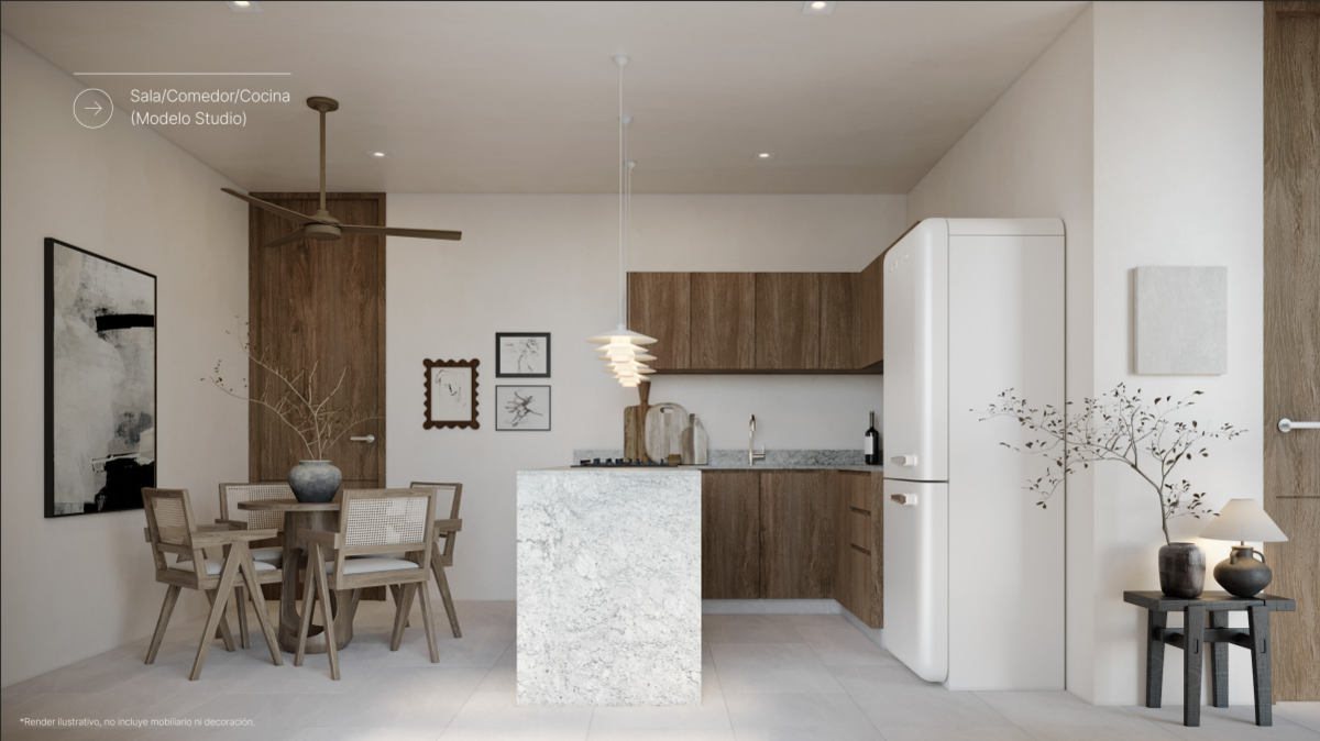 1 de 7: Comedor y Cocina