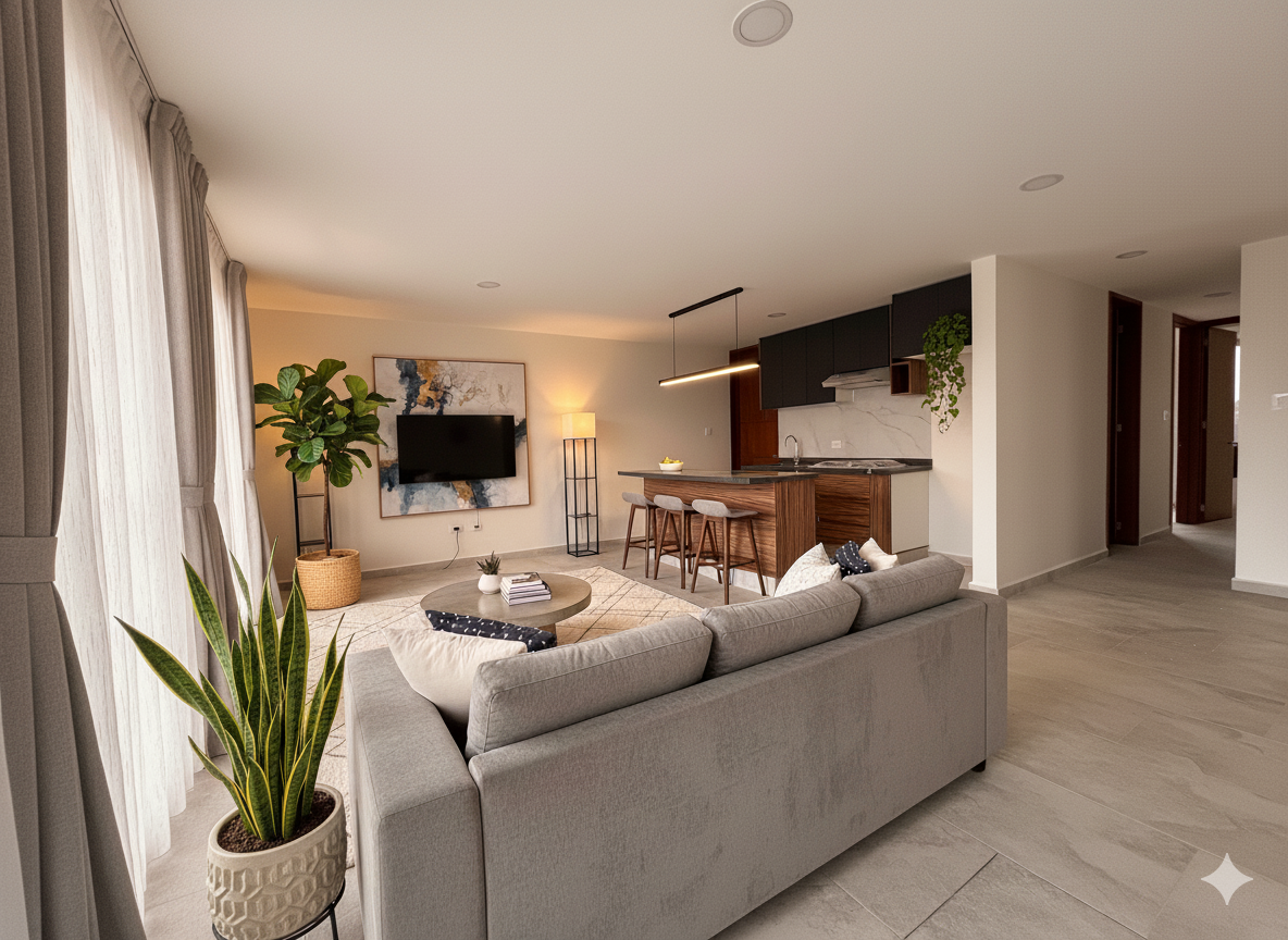 3 de 18: Foto demostrativa, NO INCLUYE MUEBLES.