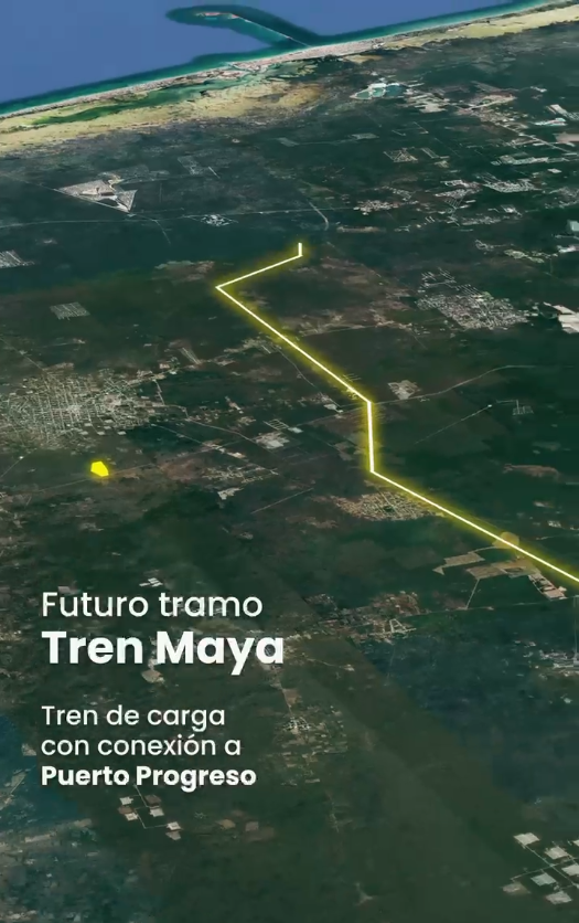 12 de 16: FUTURO TRAMO TREN DE CARGA A PROGRESO