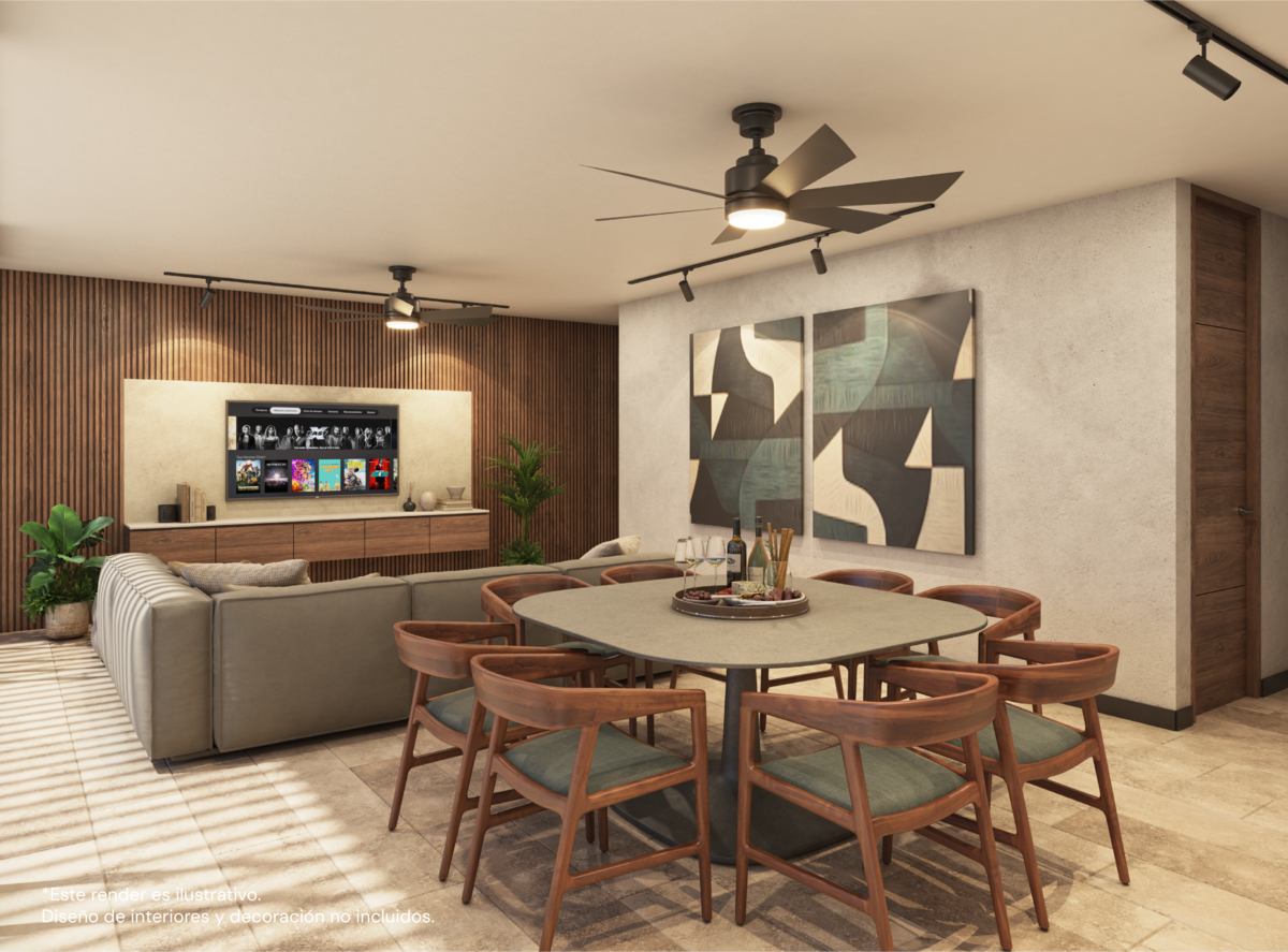 1 de 11: Sala, Comedor y Cocina