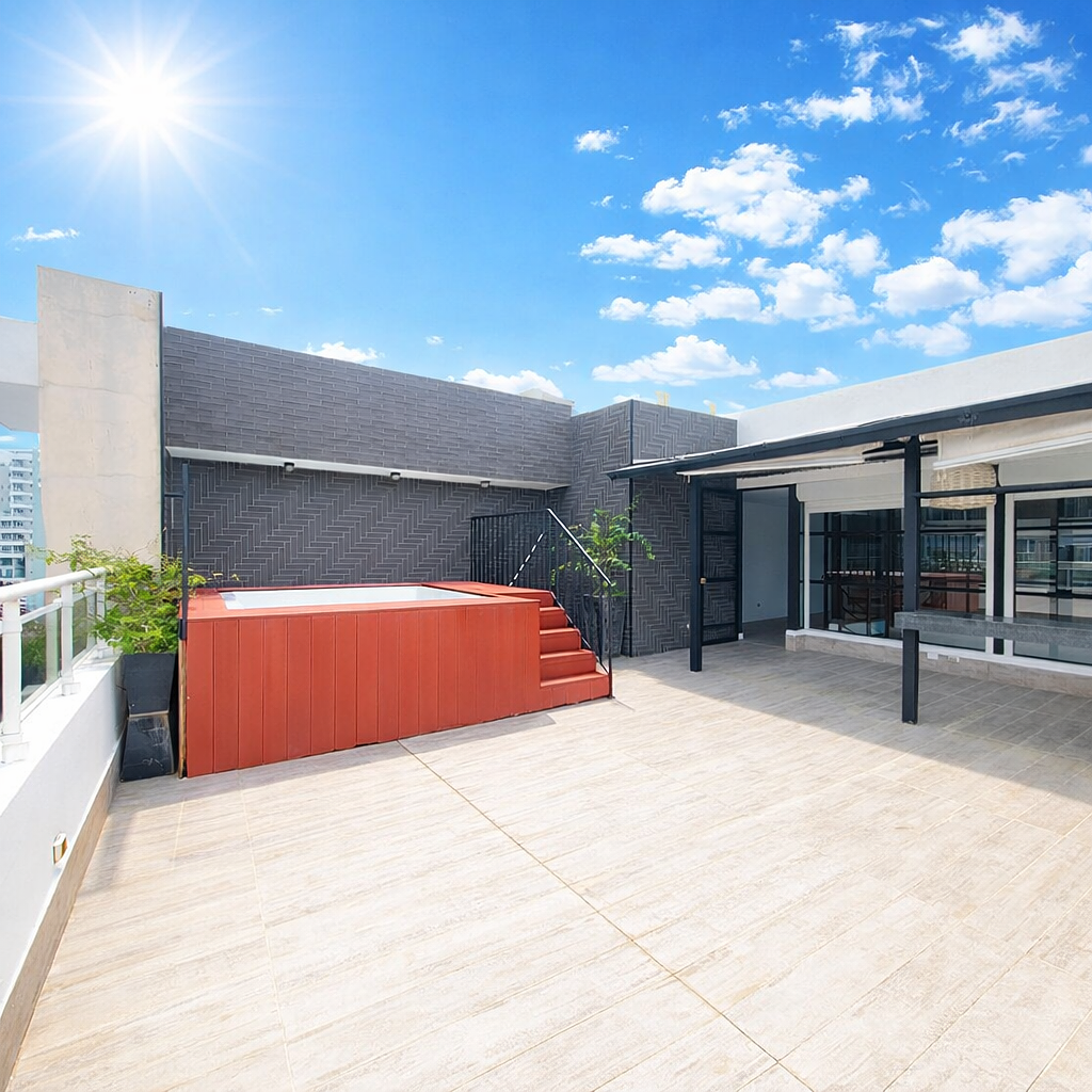 1 de 21: Terraza Privada con Jacuzzi