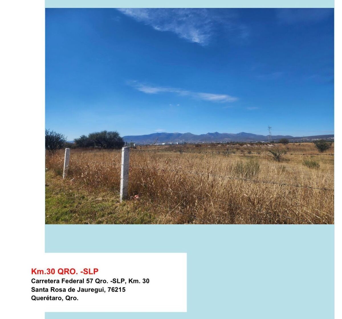 Terreno en venta en Carr. Federal 57 Qro. km 30 - foto 3