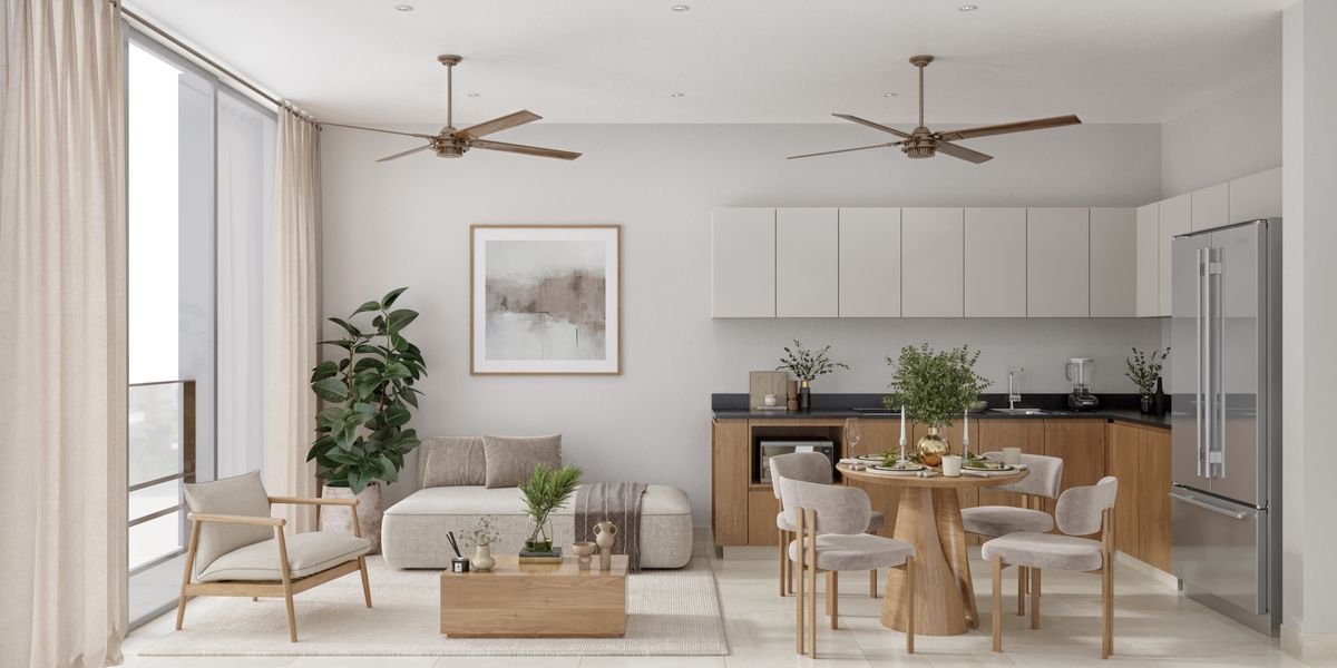 1 de 11: Sala, Comedor y Cocina