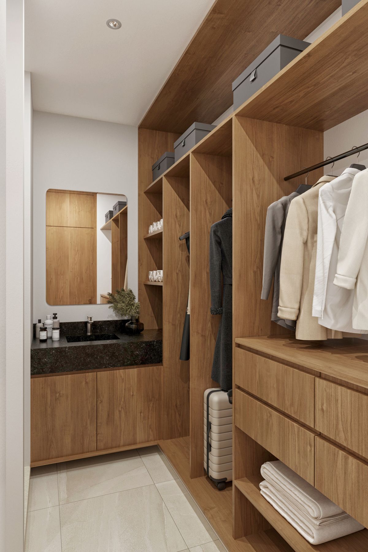 3 de 11: Closet Vestidor Habitación Principal