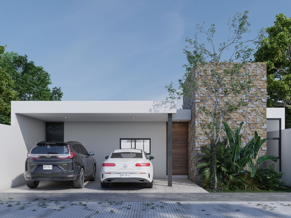 Casa de 1 Planta en Priv. Res. Gran Bosco San Diego Cutz Conkal Mod. F11-153
