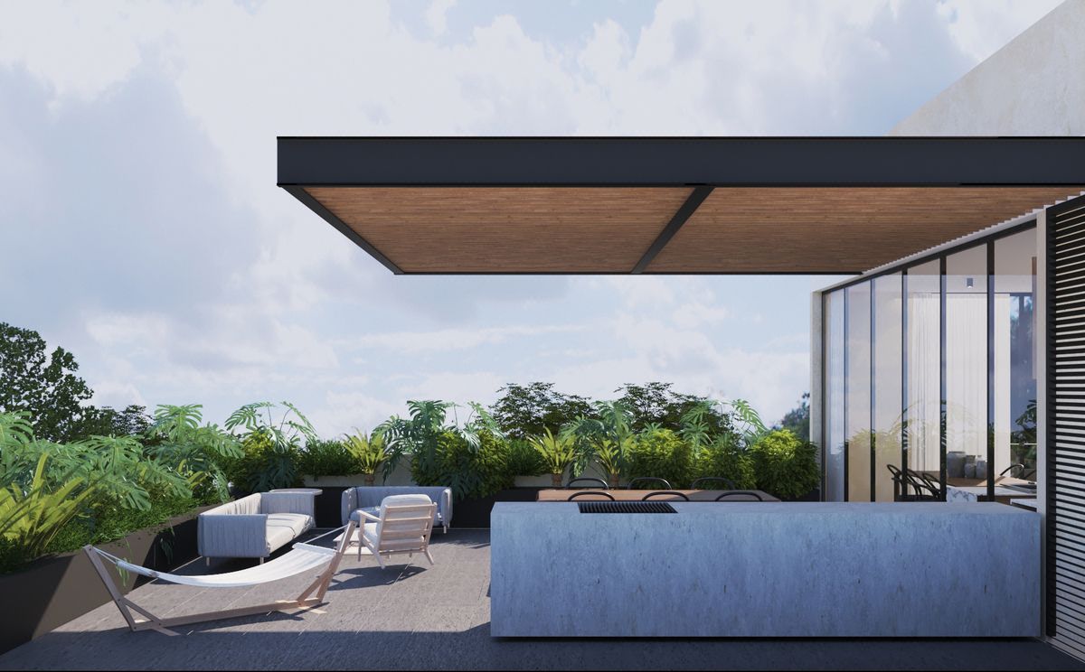 DEPARTAMENTO EN VENTA EN MERIDA, YUCATAN EN KAAX, TEMOZON NTE MOD. GARDEN - foto 3