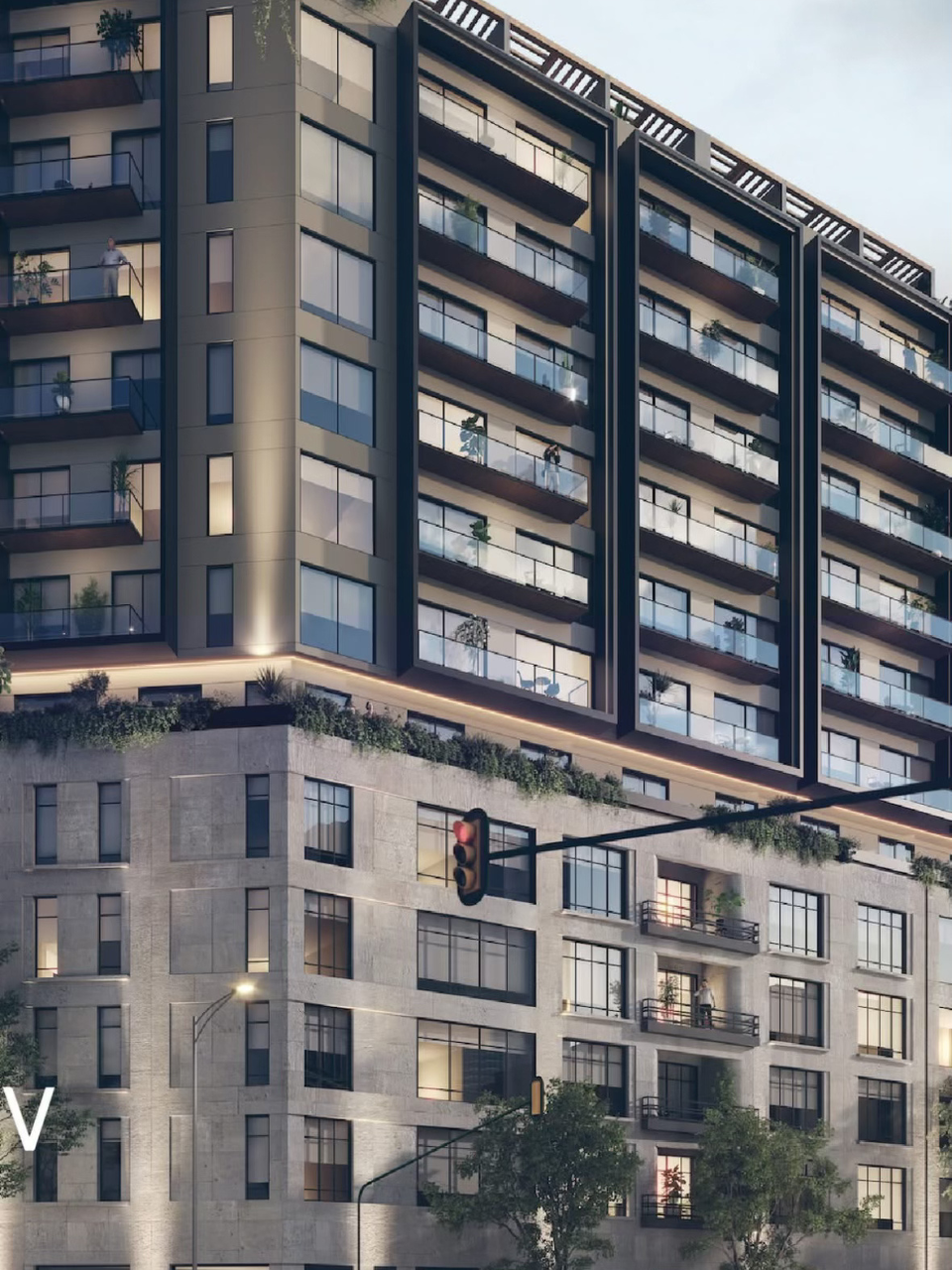1 de 15: Render Fachada principal