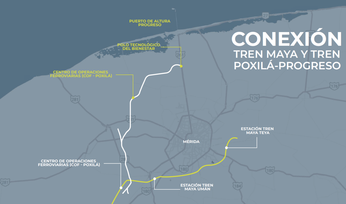 11 de 13: TREN MAYA DE CARGA RUTA