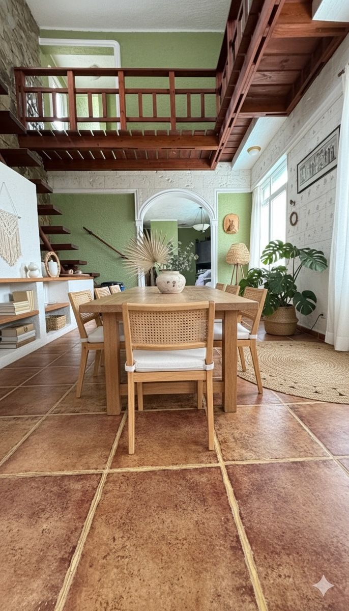 33 of 36: Dining room. *AI-generated decorations.