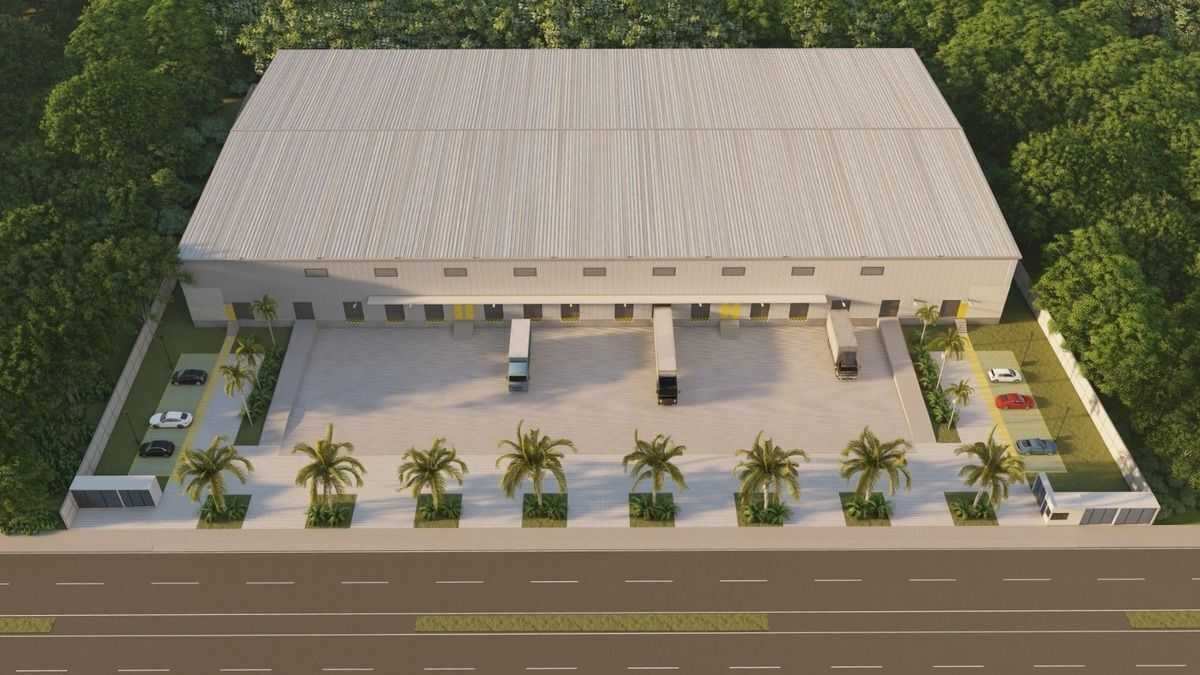 8 de 8: RENDER VISTA AEREA NAVE
