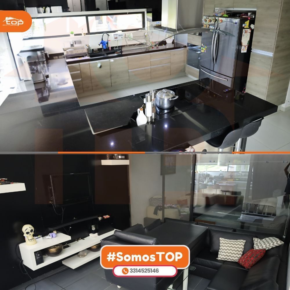 3 de 9: cocina y patio trasero