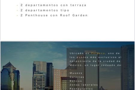 APARTAMENTO À VENDA POLANCO