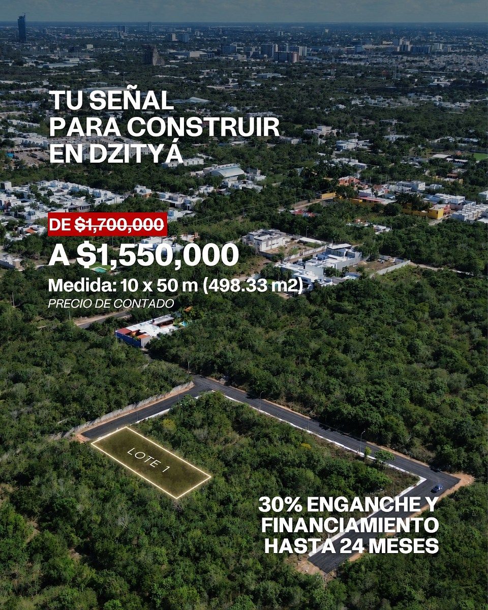 ÚLTIMO Terreno en Esquina en Venta en Aura Dzitya, foto 1 de 25
