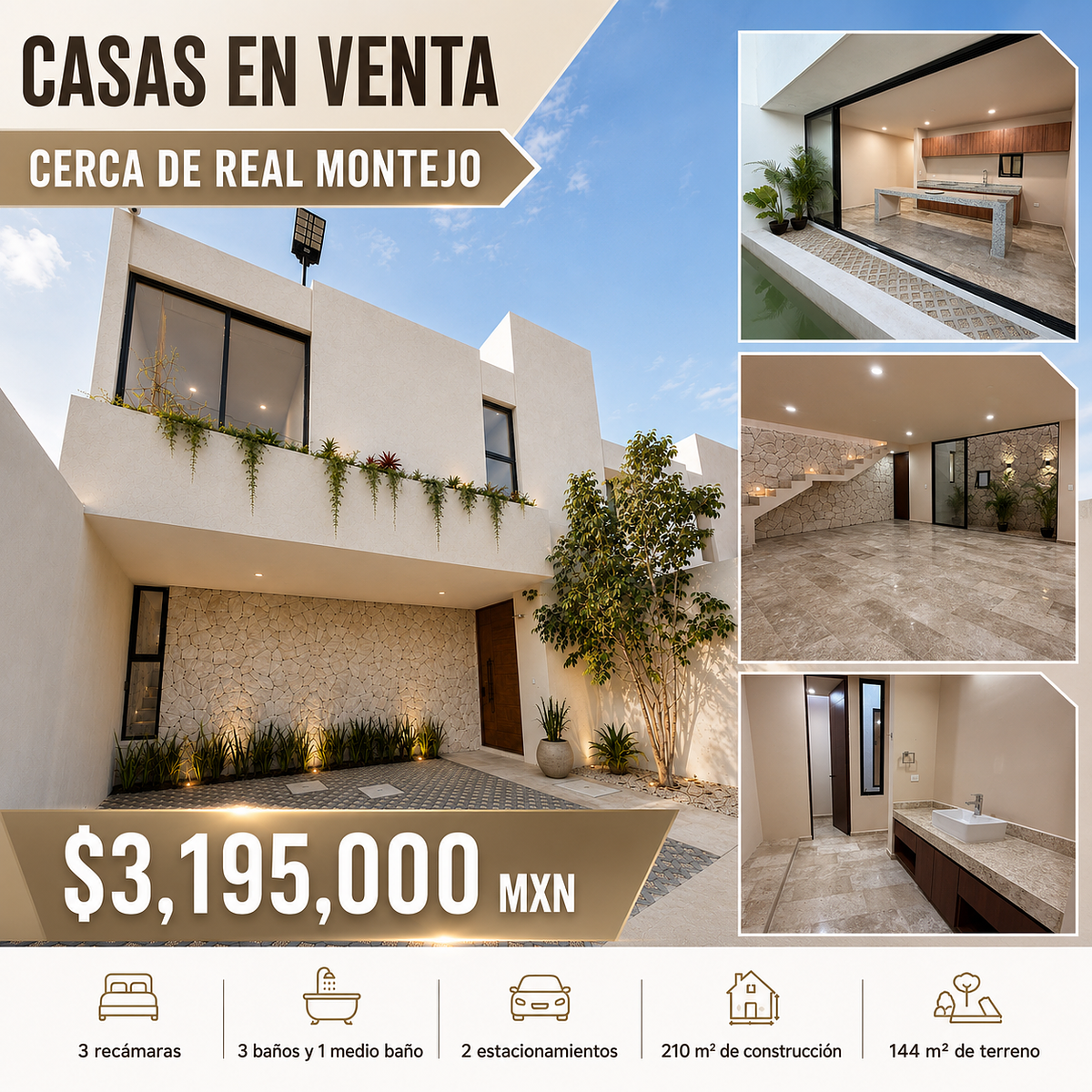 Casa à venda Kantunich Residencial Perto de Real Montejo, foto 1 de 35