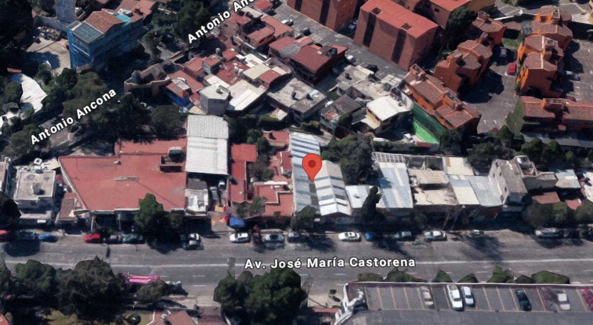 1 of 1: Ubicación del terreno sobre Av. Castorena
