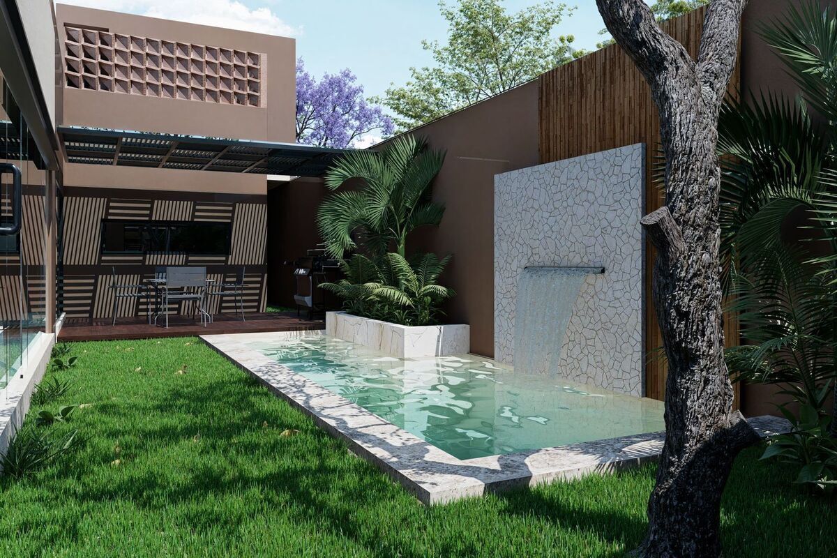 1 of 5: Fachada Trasera