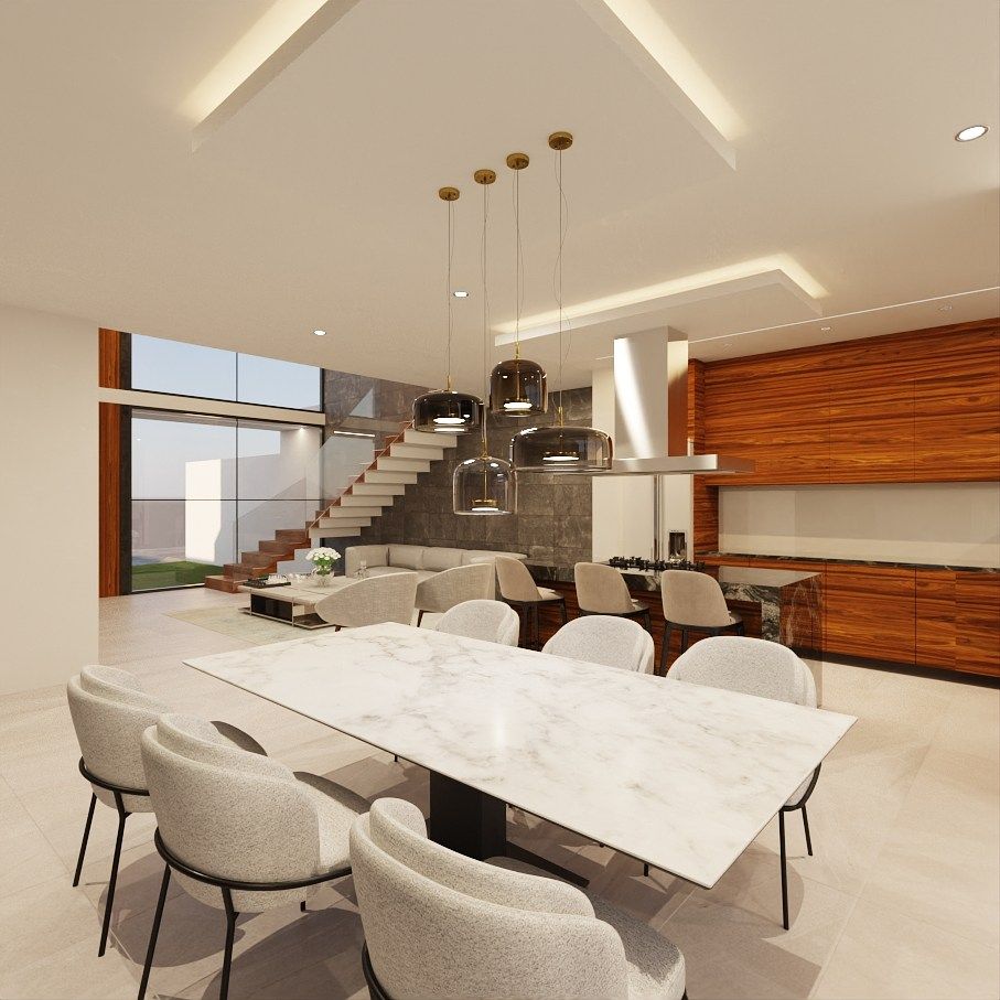 3 de 5: Sala, Comedor y Cocina