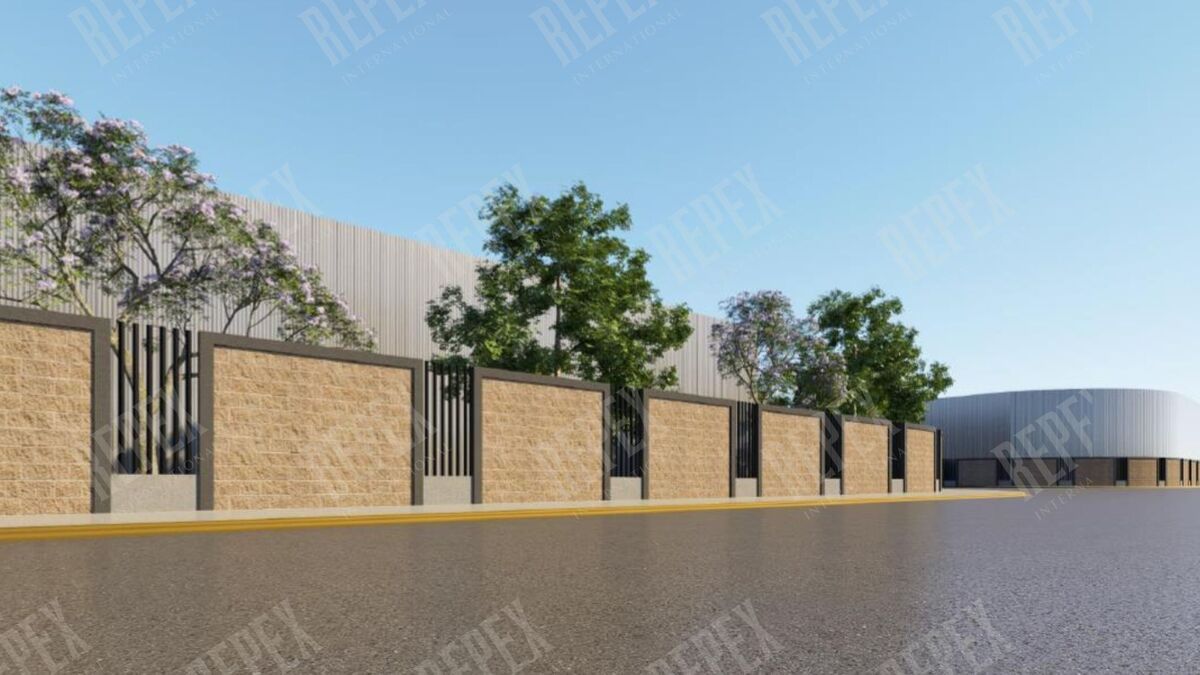 2 de 6: Barda gruesa perimetral elevada para seguridad y privacidad
