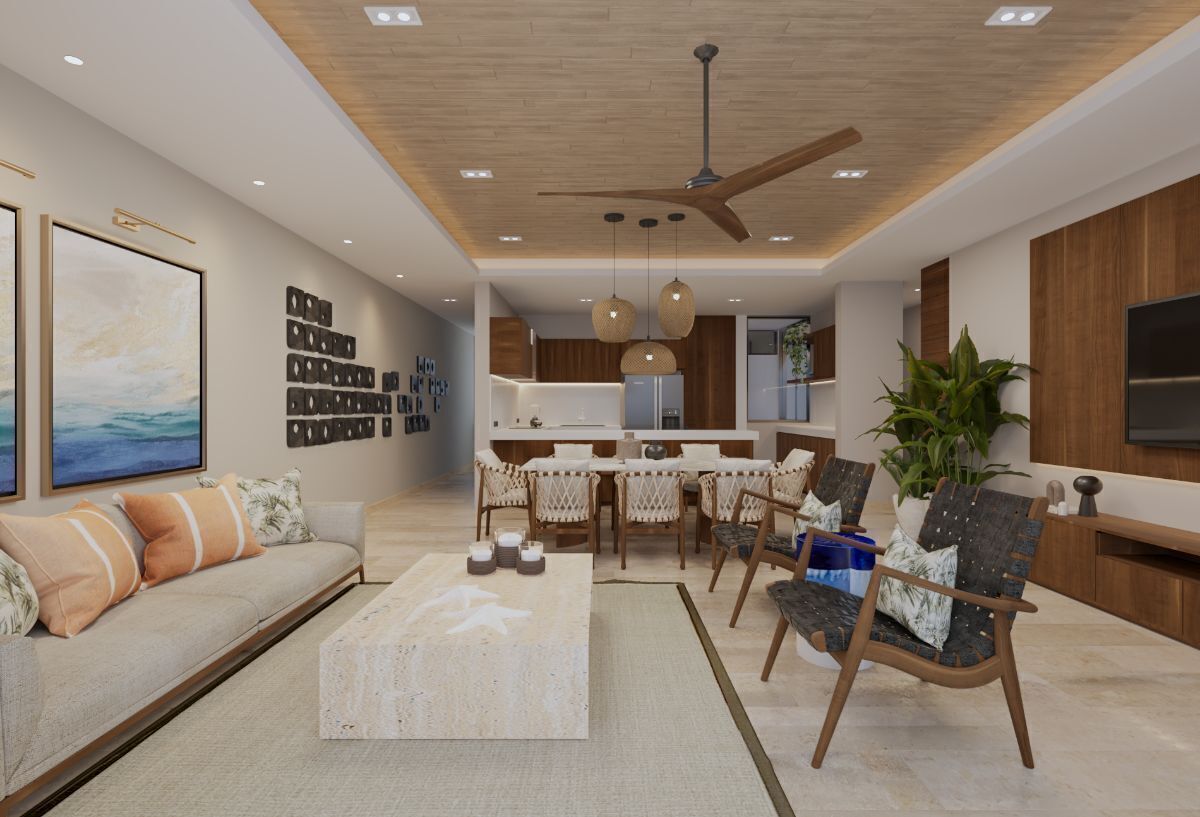 4 de 26: Sala, Comedor, Cocina