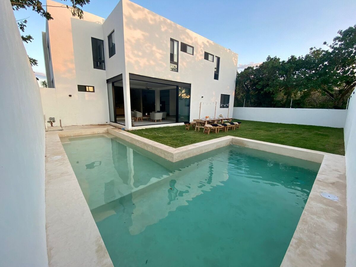 hermosa casa en venta o renta en de cholul - foto 2