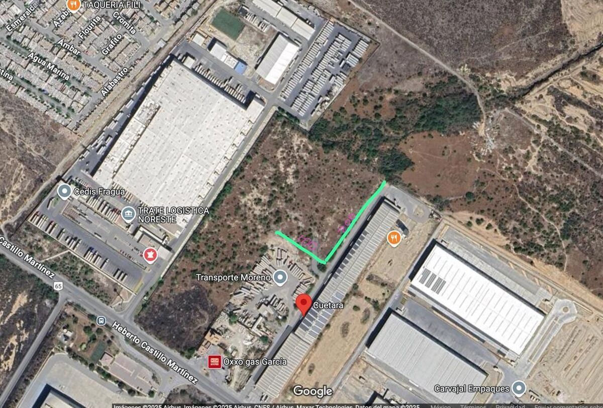 Terreno Industrial en Venta en Zona Garcia