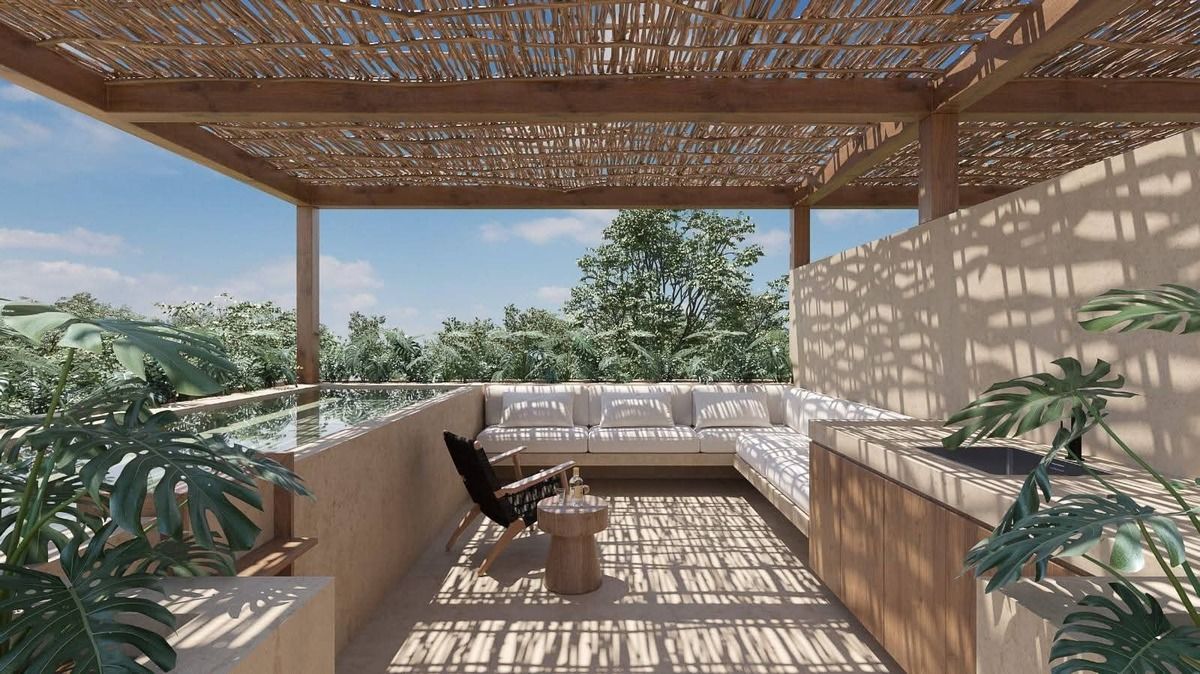 5 de 19: Modern design, private plunge pool, relaxation.