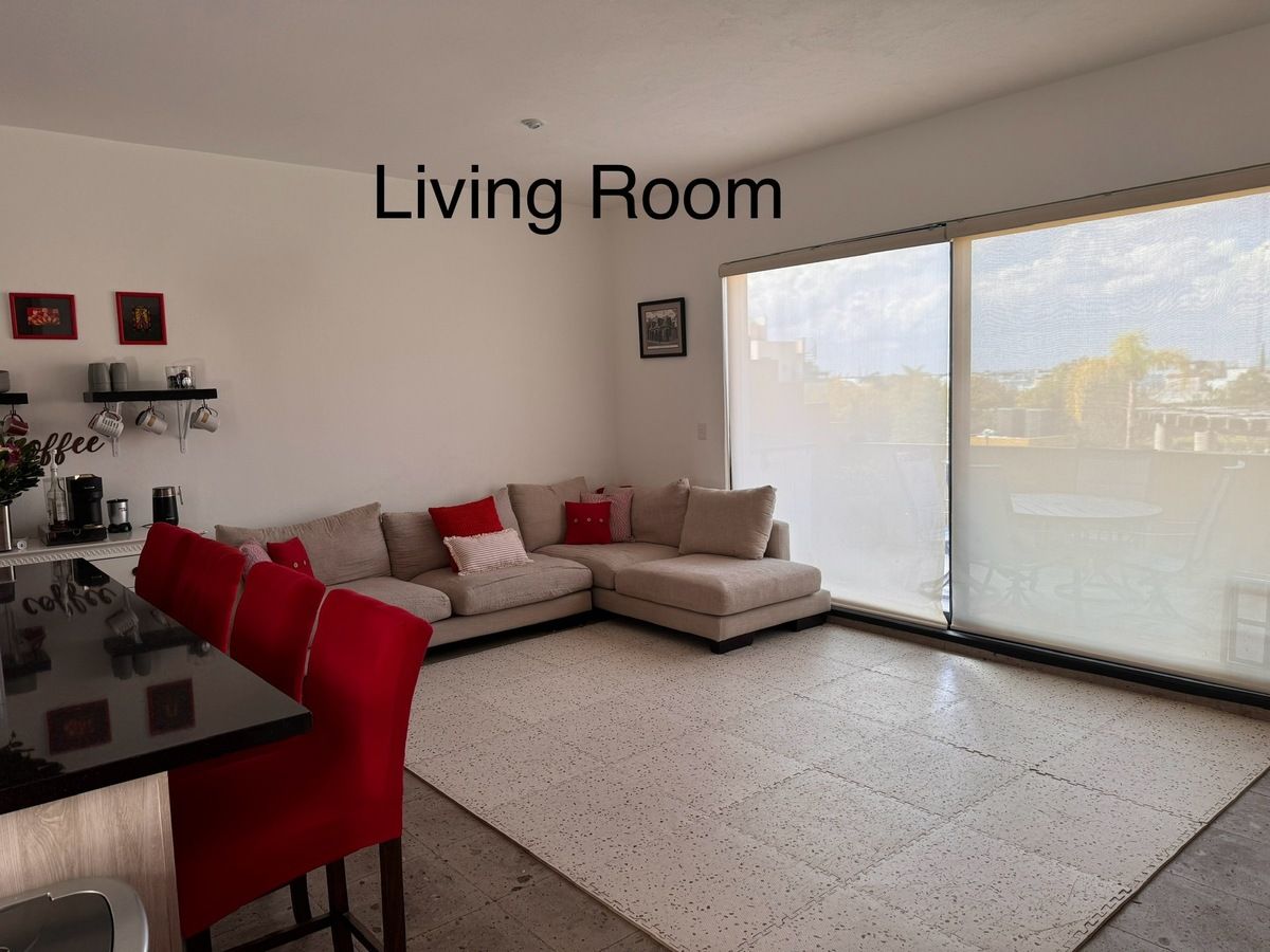 3 de 27: Sala con acceso a terraza