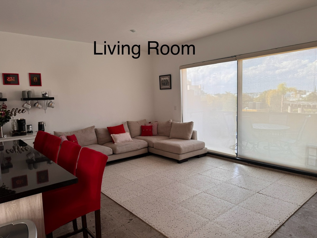 4 of 47: Sala con acceso a terraza