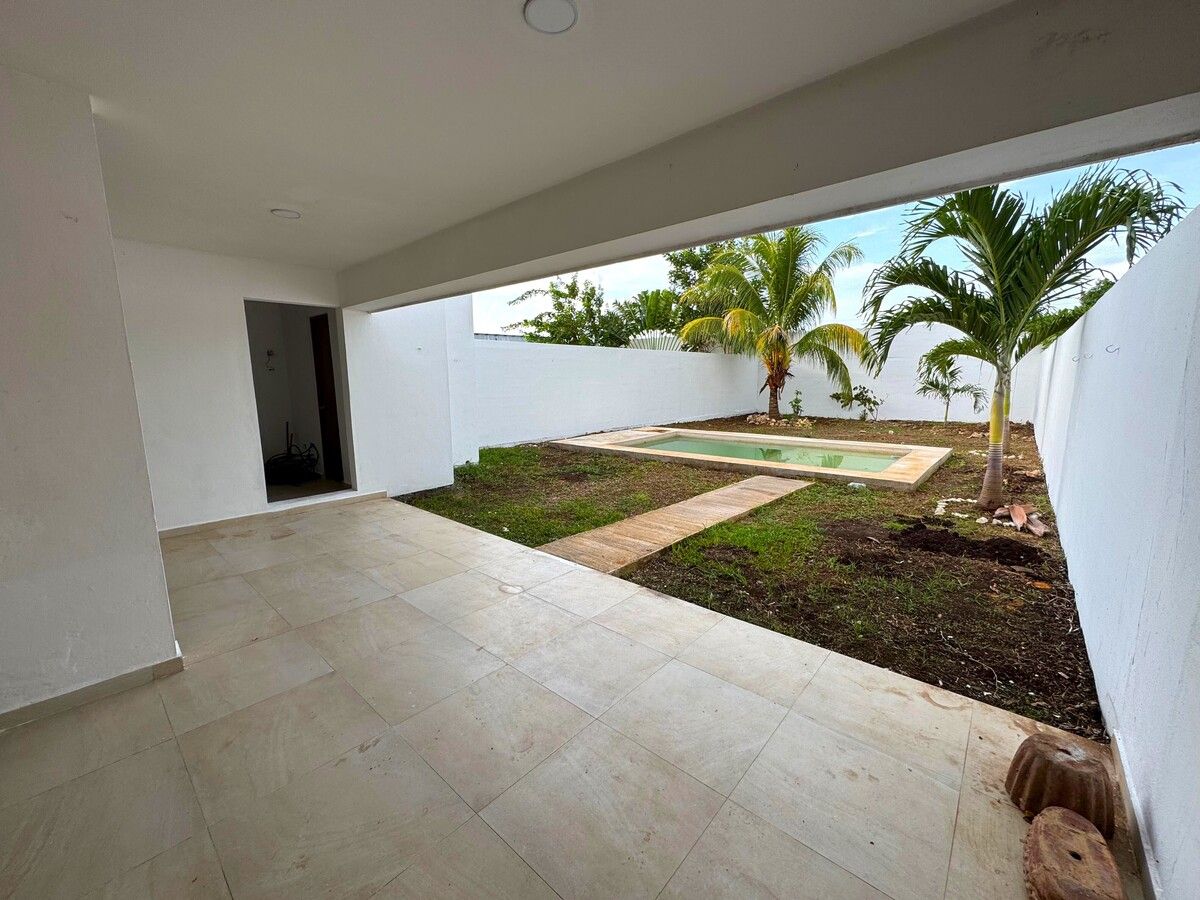 Casa en Renta Equipada con 3 Habitaciones y Alberca en la zona de Conkal Yucatan