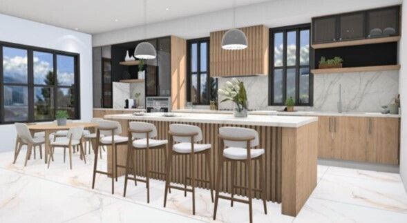 4 of 11: Cocina equipada con Isla