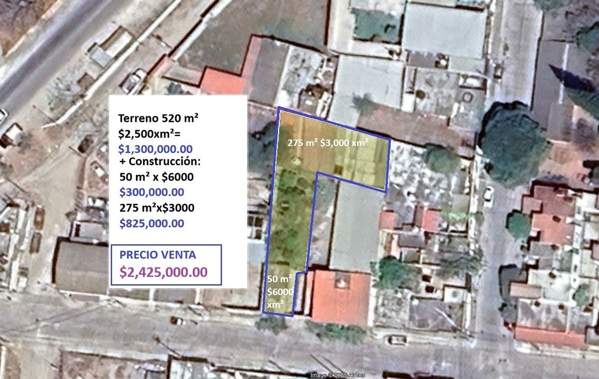 Terreno Comercial de 520 M² Berriozabal, Chiapas 300 M² de Construcción